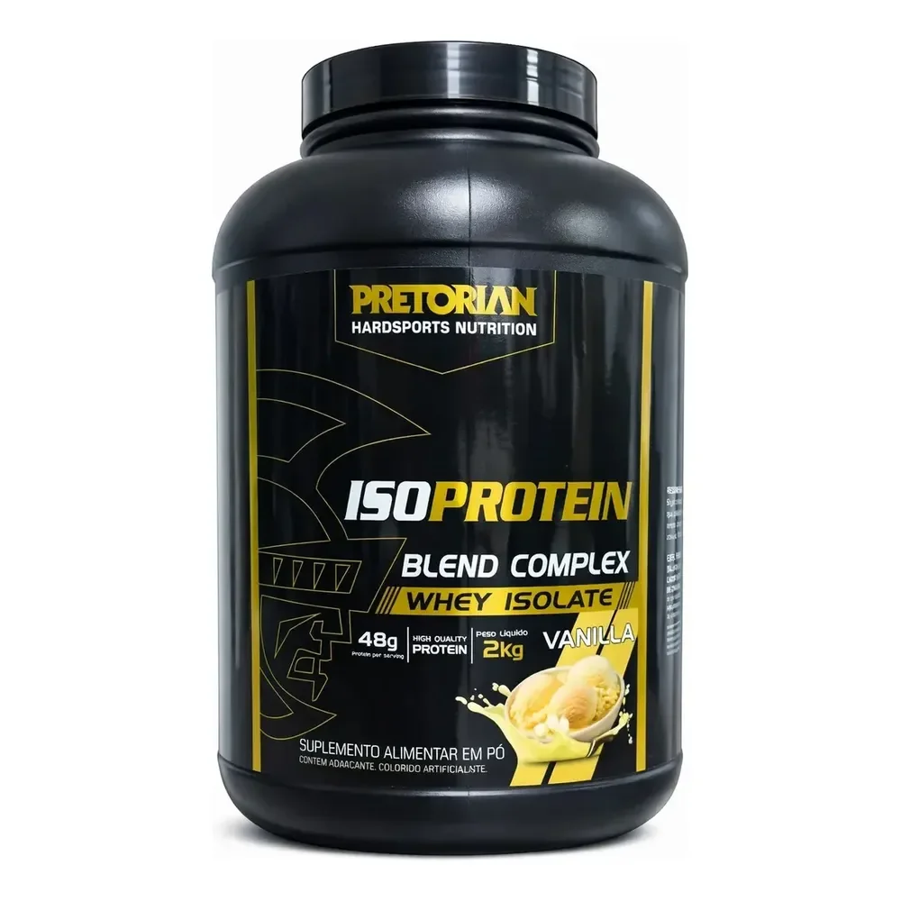 Whey Protein Isolado Iso Protein Blend Complex 2kg Pretorian Sabor Baunilha