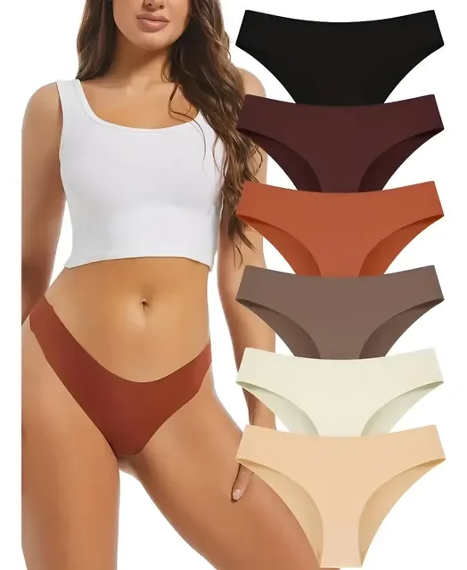 Kit 10 Calcinhas Tanga Premium Sem Costura De Microfibra
