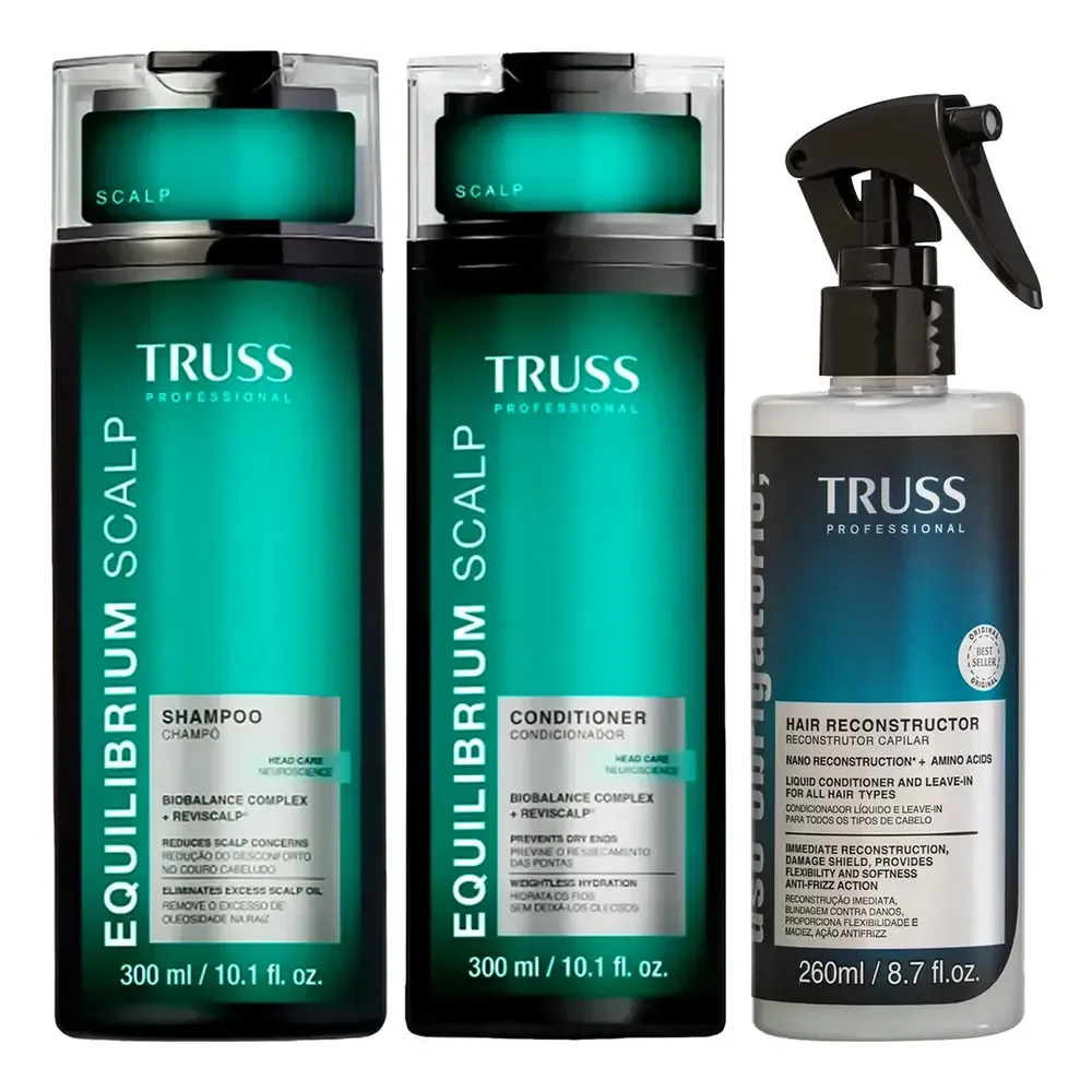 Shampoo/condicionador Truss Equilibrium Scalp Equilibrium Scalp En Garrafa De 860ml