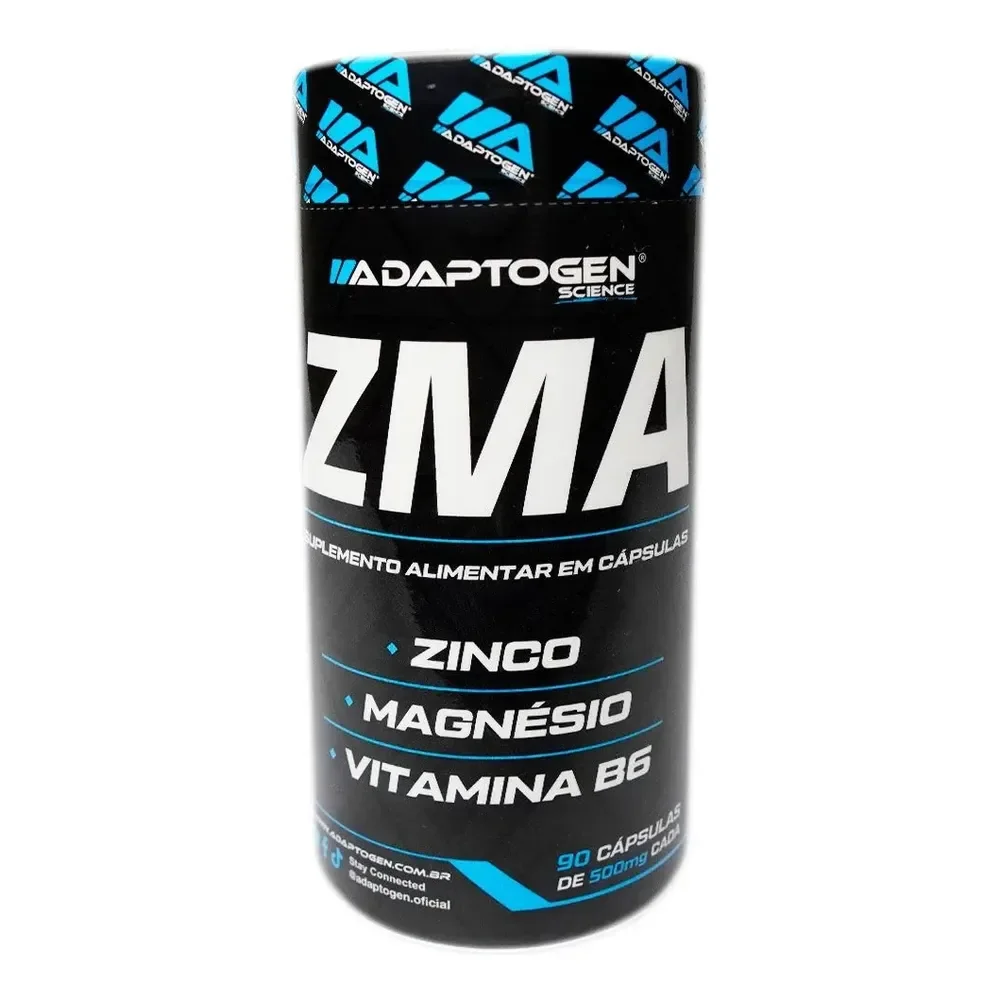 Zma 90 Caps Adaptogen - Massa Muscular + Testosterona