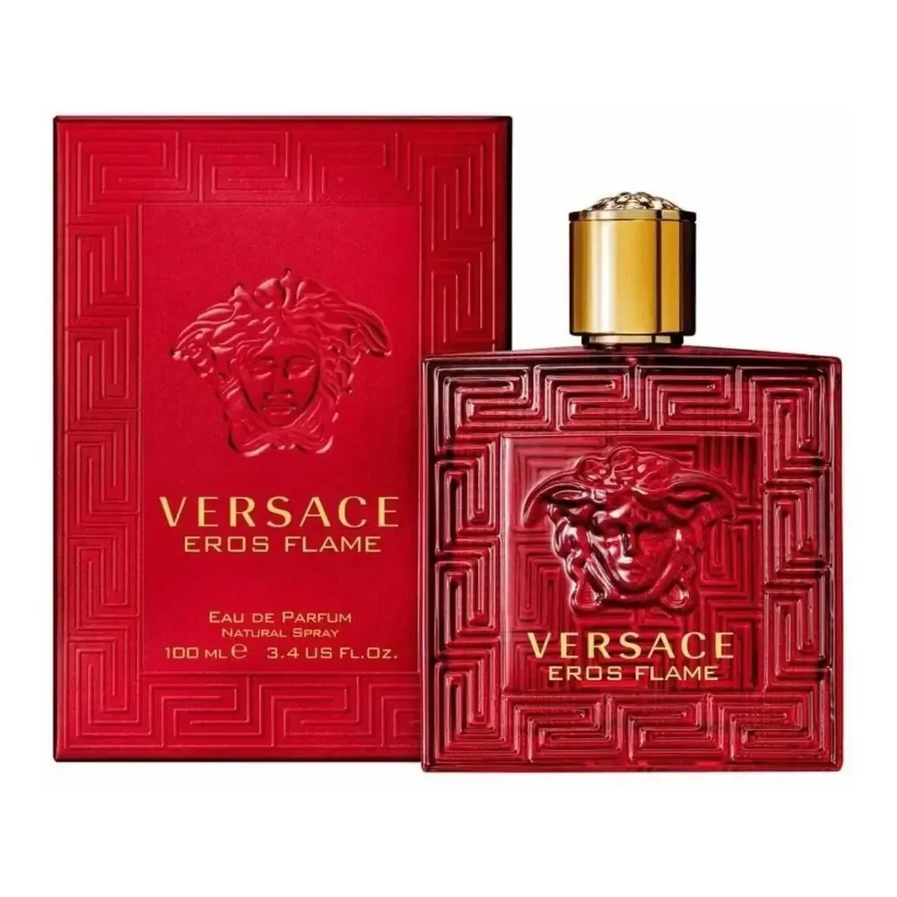 Perfume Versace Eros Flame Eau De Parfum 100ml Amadeirado Masculino
