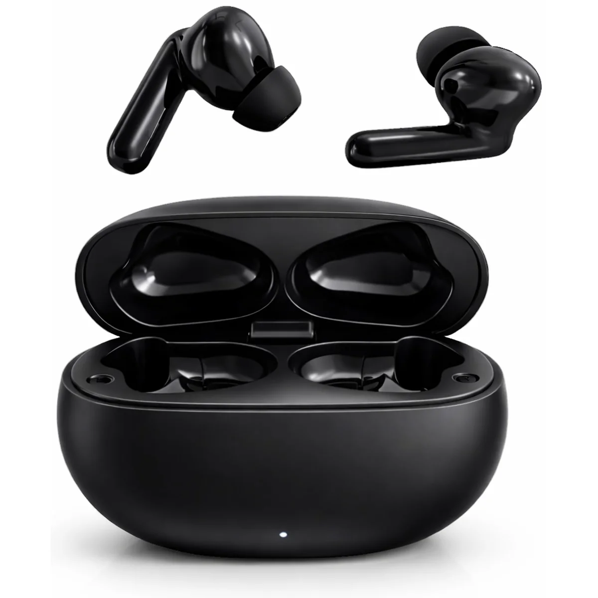 Fone de Ouvido Bluetooth Sem Fio, TWS Bluetooth 5.4, Microfone Embutido, Ergonômico para Academia, Trabalho e Ligações, Compatível com iPhone, Android, Windows e Xiaomi