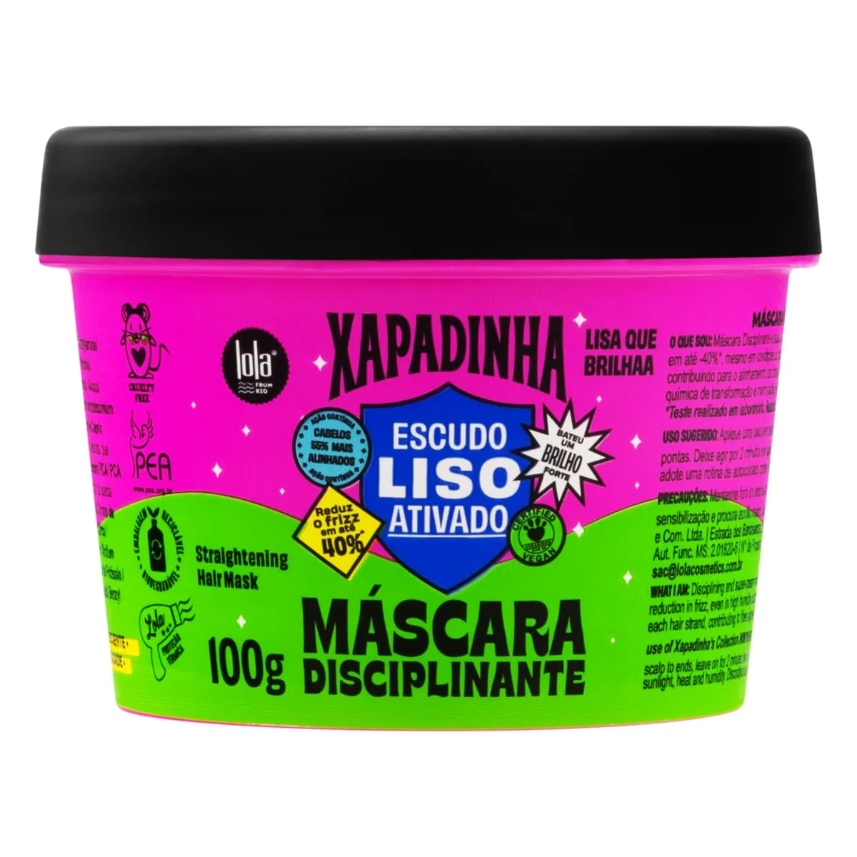 Xapadinha Máscara Disciplinante 100g , Lola Cosmetics