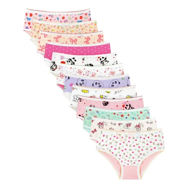 Kit 12 Calcinhas Infantil Menina Algodão Macio Envio Rápido