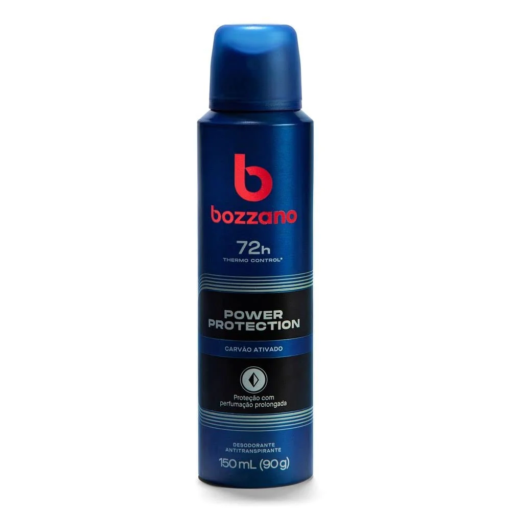 Bozzano Desodorante Aerossol Antitranspirante Masculino Power Protection 150Ml