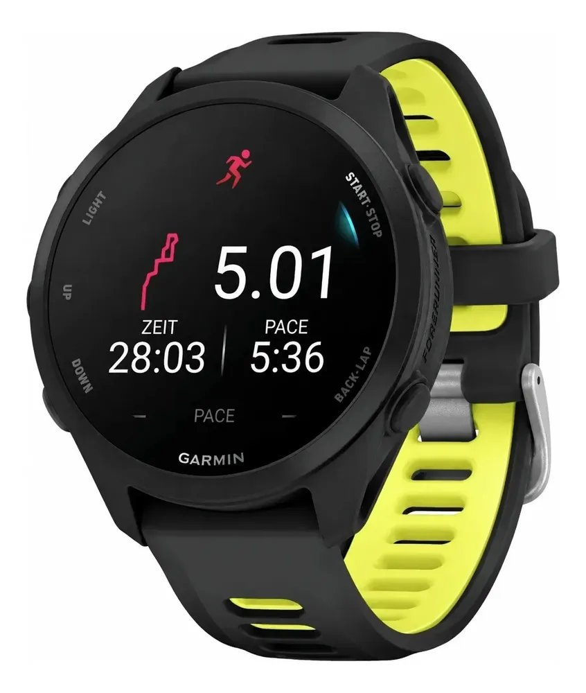 Smartwatch Garmin Forerunner 170 Preto/amarelo - Preto