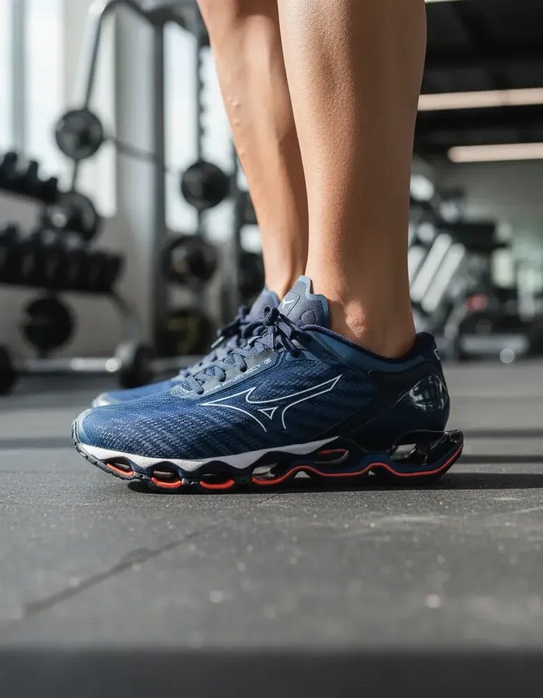 Tênis Mizuno Wave Prophecy 12 Masculino - 102055001 Azul/vermelho 41 Br