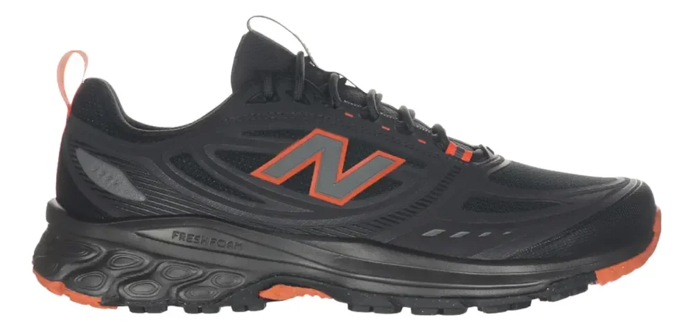 Tênis Masculino New Balance 410 V9 Fresh Foam Original Preto/orange 39 Br
