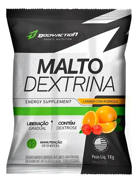 Maltodextrina Bodyaction 1kg Malto Dextrin