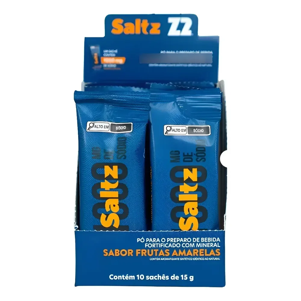 Z2 - Saltz 1000 Mg De Sódio - Cx 10 Sachês Frutas Vermelhas