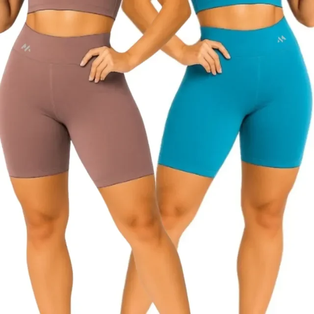 Kit 2 Bermudas Blackout Zero Tranparência Feminina Modella