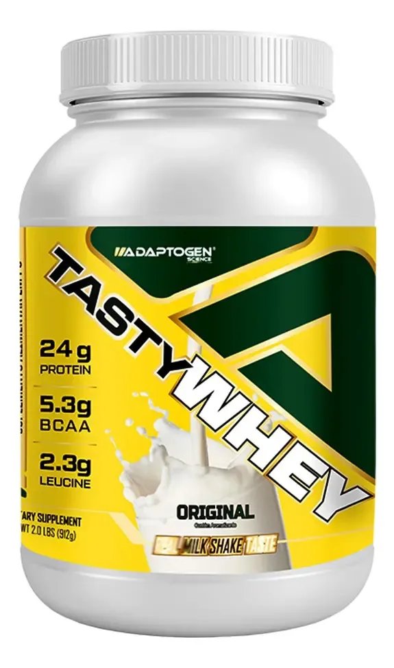 Proteína Adaptogen Science Tasty Whey Gourmet em pó Sem sabor x 900g
