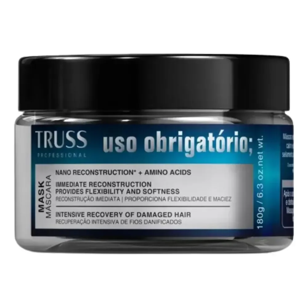 Máscara Capilar Uso Obrigatório Reconstrução Truss 180g