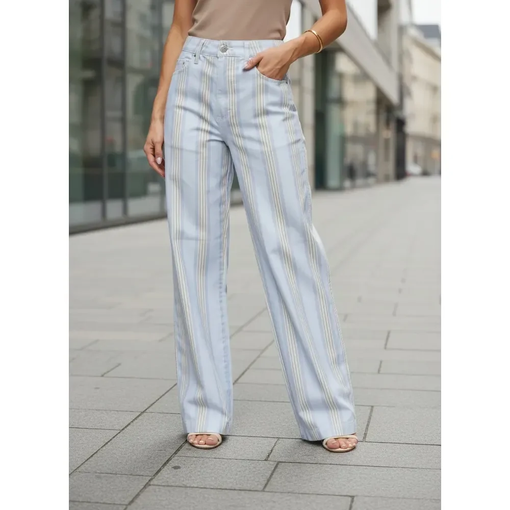 Calça Hering Feminina H9uj1asn Azul Lisa 40