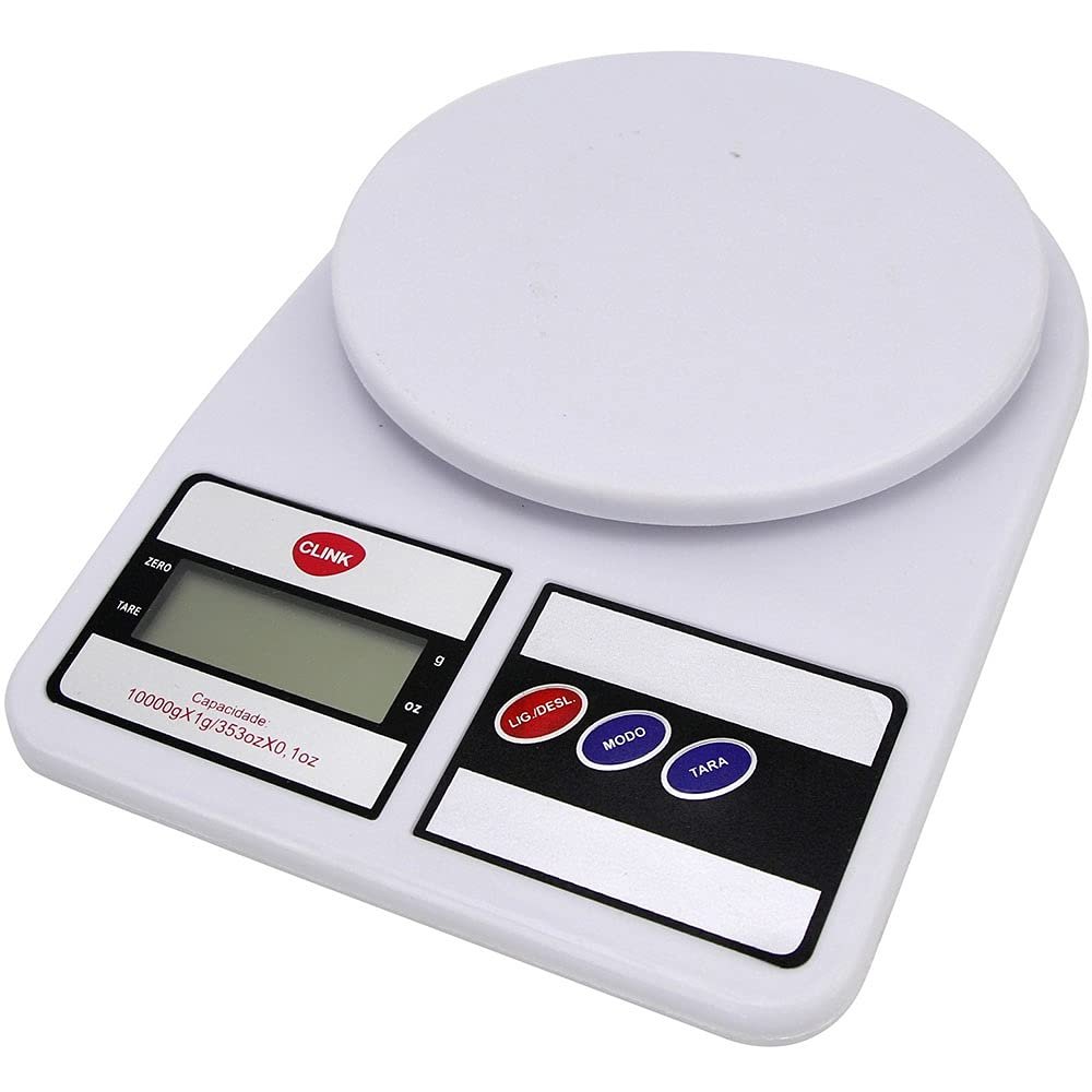 BALANCA DIGITAL COZINHA 1g a 10kg FITNESS ALTA PRECISAO CASA COMIDA
