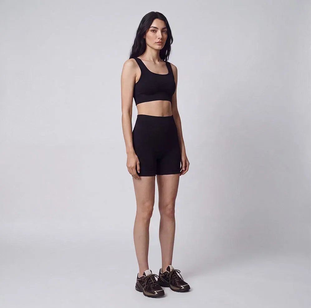 Short Fitness Seamless Sustentia Insider Preto Seamless M
