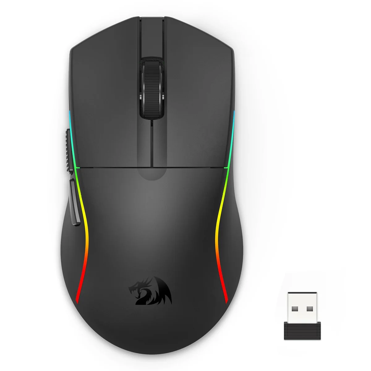 Mouse Gamer Redragon Deicide Standard Preto RGB 24000 DPI M816-STD