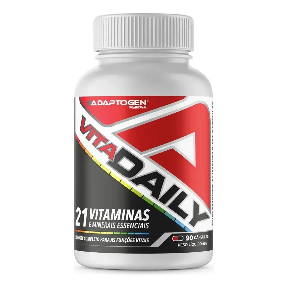 Multivitamínico Adaptogen Vita Daily 90 Cápsulas Veganas Completas