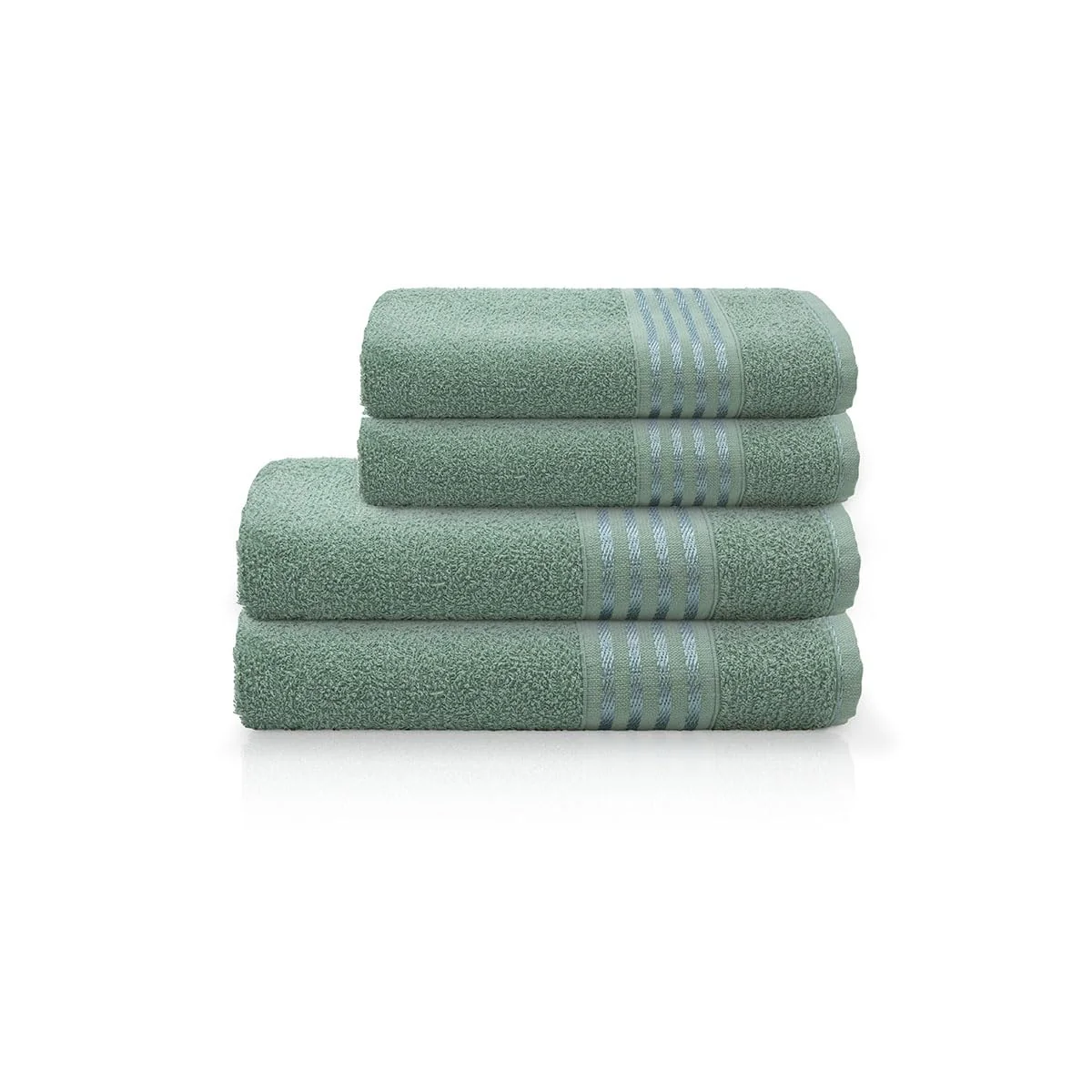 Camesa Jogo de Banho Decor Especial 4 peças - Verde