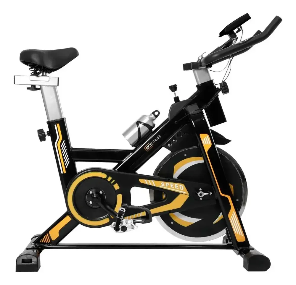Bicicleta Spinning Com Roda De Inércia De 13kg Wct Fitness Cor Preto
