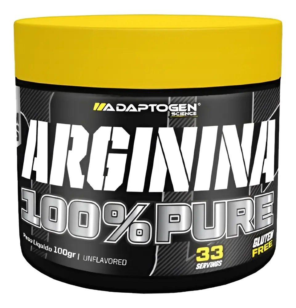 Arginina Platinum 100%  Pure 100g Adaptogen Science Sem Sabor