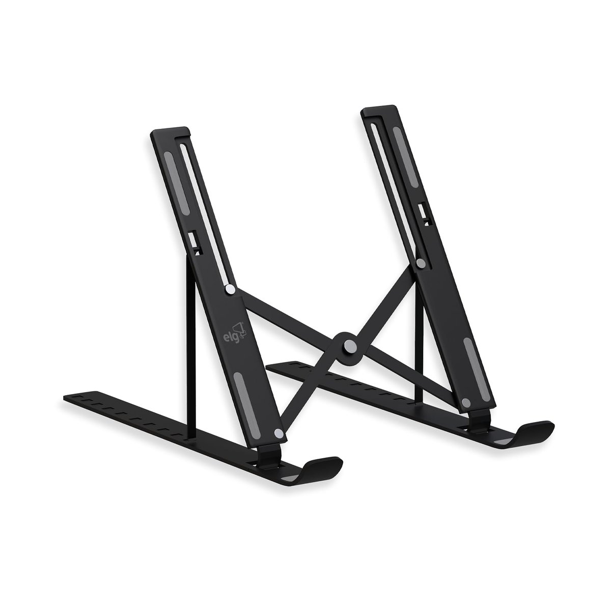 Suporte de Mesa Portátil para Notebook/Laptop de 10" a 17,3", 10 Níveis de Regulagem, Dobrável, Inclui Bolsa de Transporte, Preto, NTB8520B, ELG