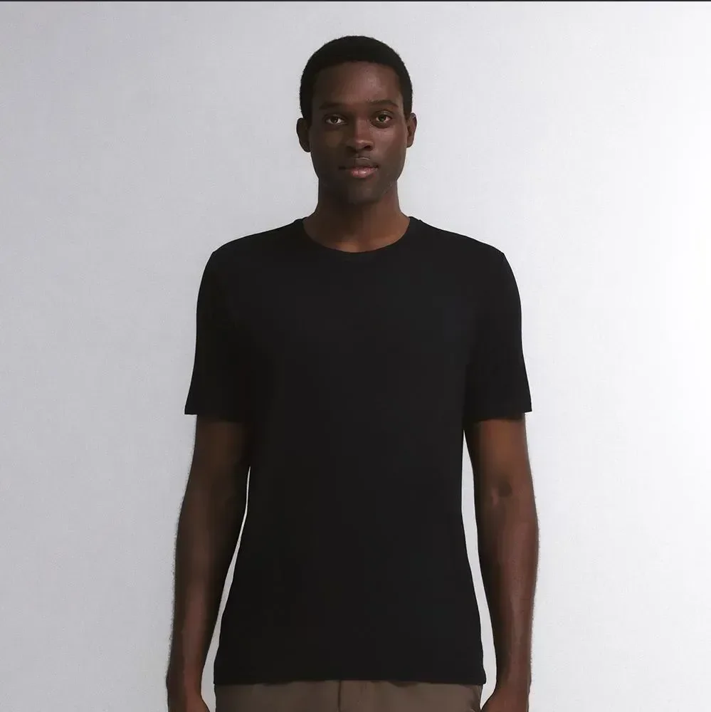 Camiseta Masculina Insider Light Preta M Gola U