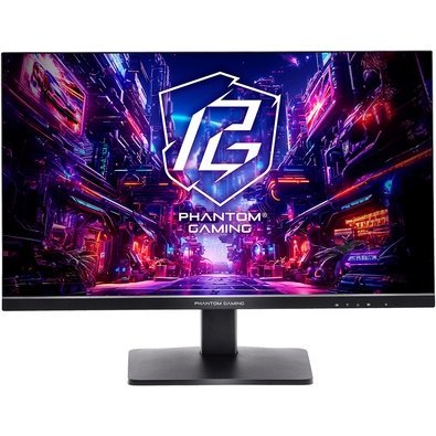 Monitor Gamer ASRock Phantom 27"", QHD, 180Hz, 1ms, IPS, FreeSync Premium, HDR 400, DisplayPort e HDMI, Preto - PG27QFT1B