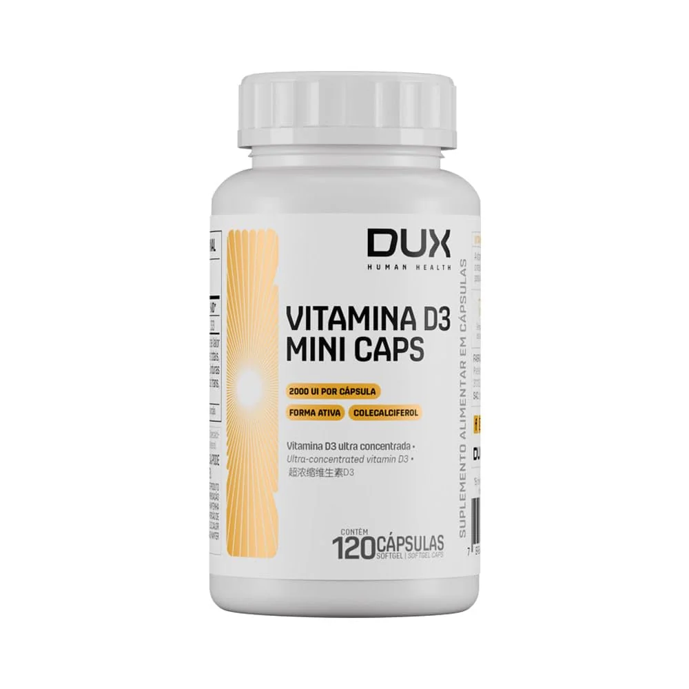 Dux - Vitamina D3-2000UI - 50mcg - 120 cáps