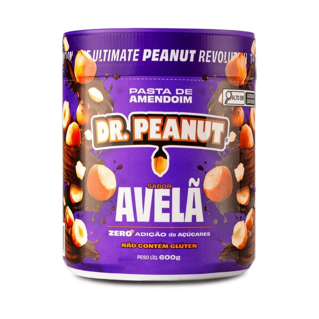 Pasta De Amendoim Com Whey Protein 600g Dr Peanut