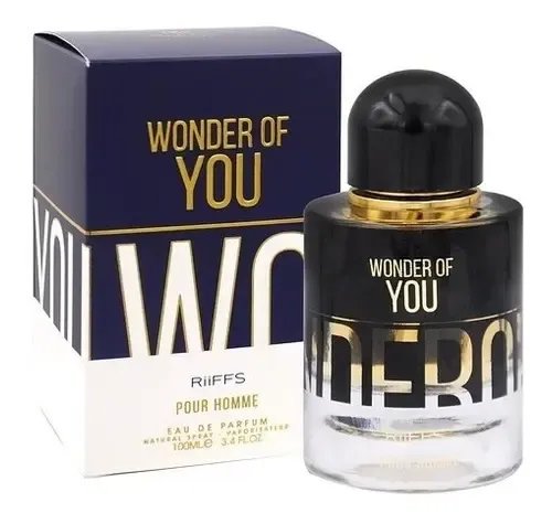 Perfume Eau de Parfum Riiffs Wonder Of You Azul 100ml Amadeirado
