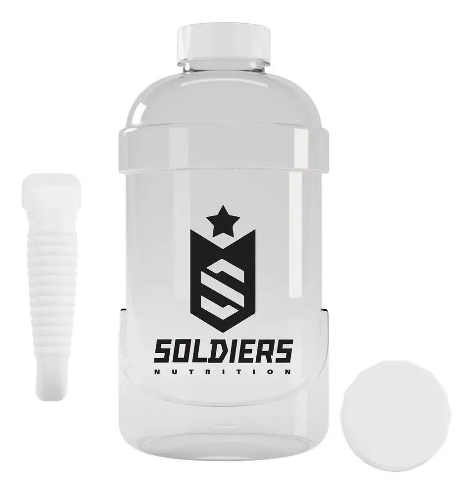 Galão de Água 1,8L Soldiers Nutrition Hidratação Treino Academia Esporte Acessório