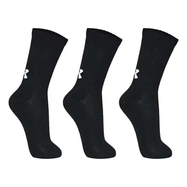 Kit 3 Par Meia Masculina Under Armour Core Cotton Antiodor