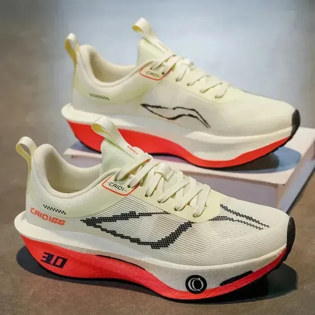 Tênis De Corrida Com Placa De Fibra De Carbono Embutida, Con