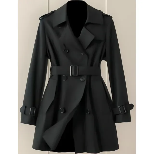 Sobretudo Feminino Elegante Casual Parka Peaky Blinders