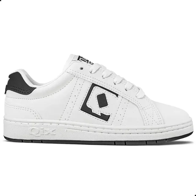 Tênis Qix Combat Retro Unissex | Branco Preto