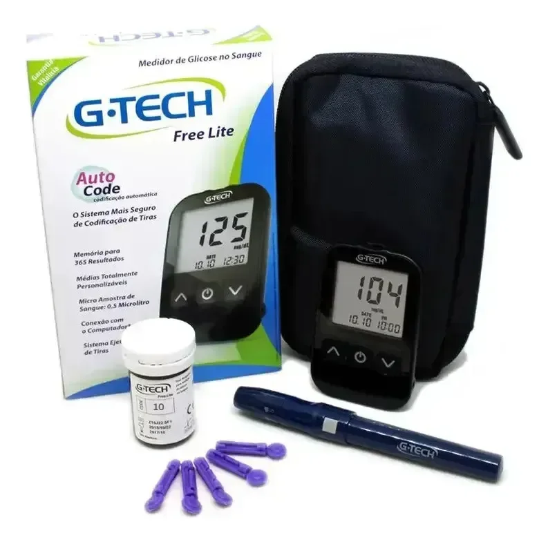 Medidor De Glicose G-tech Lite Preto