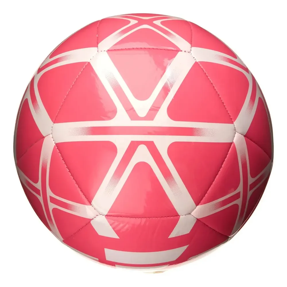 Bola De Futebol Campo Starlancer Club adidas Rosa/branco