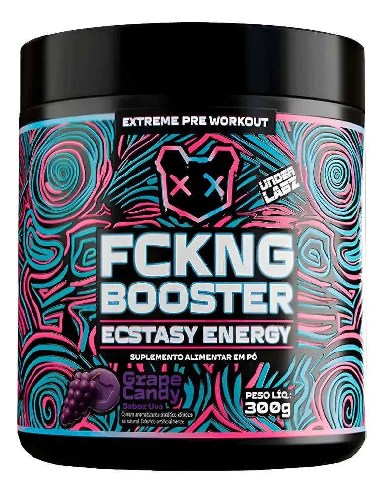 Fckng Booster Pré Treino Grape Candy 300g Under Labz