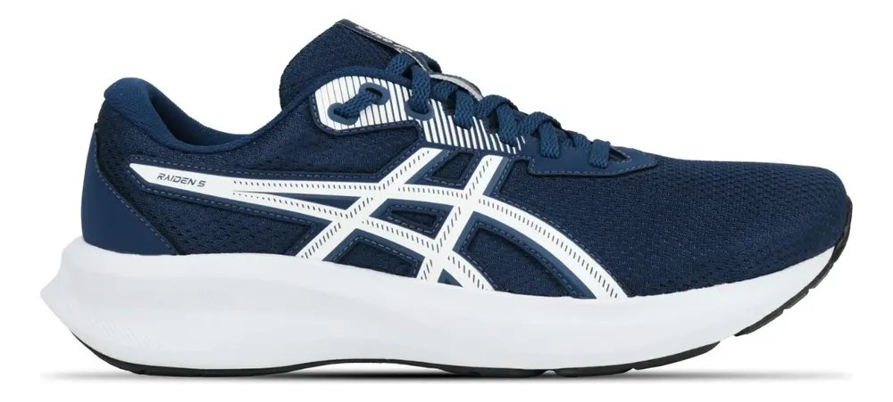 Tênis Masculino Raiden 5 Asics Azul Liso 41 Br