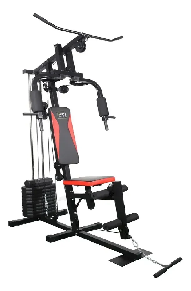 Estação Musculação 45Kg Completa Academia Treino WCT Fitness