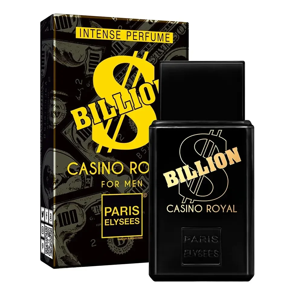 Intense Perfume Billion Casino Royal Paris Elysées 100ml Alta Performance