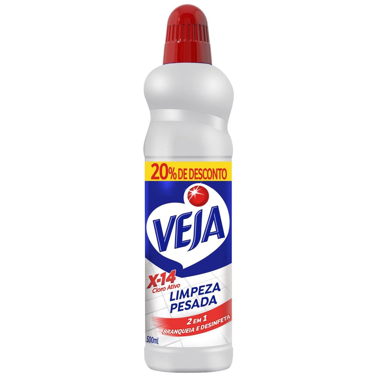 Veja Limpador para Limpeza Pesada com Cloro Ativo Embalagem Econômica 500ml