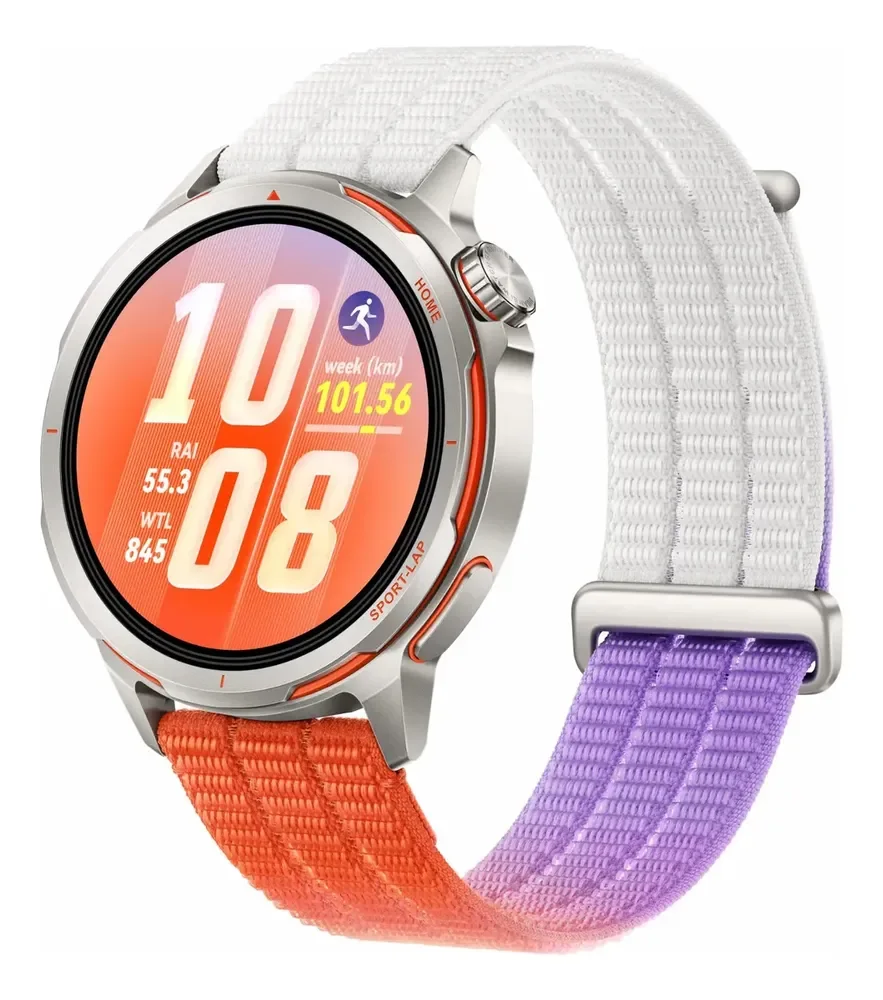 Smartwatch HUAWEI WATCH GT Runner 2 Bateria com Autonomia de Até 14 Dias Posicionamento de Precisão Modo Maratona Inteligente GPS ECG Compatível iOS e Android Laranja Inclusa uma pulseira extra