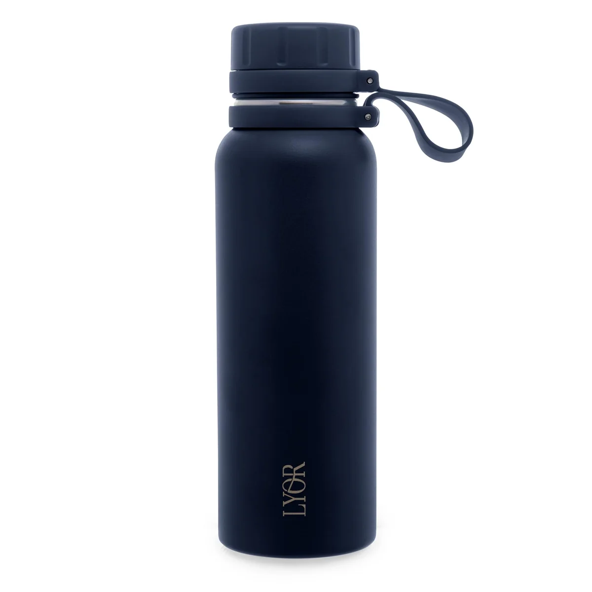 LYOR - Garrafa Térmica de Aço Inox Explorer Azul 650ml