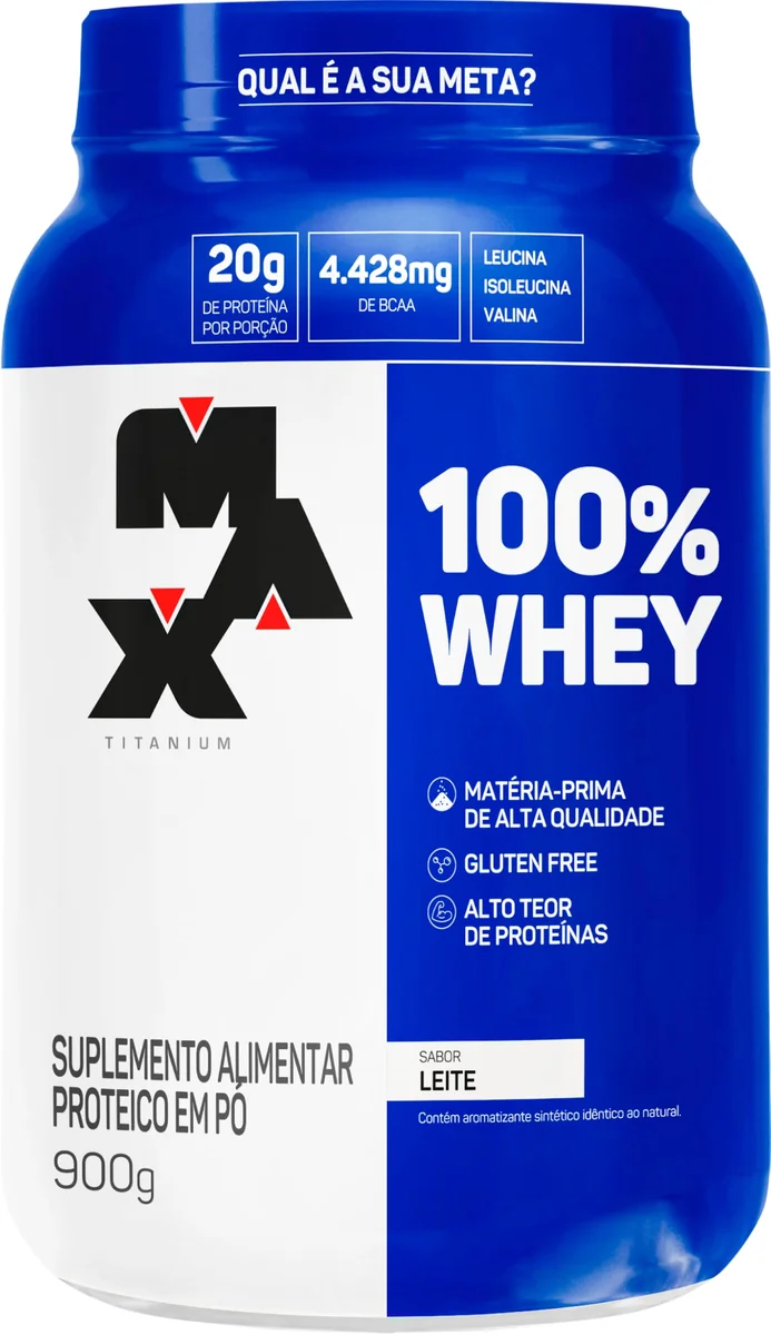 100% Whey - Leite (900g)