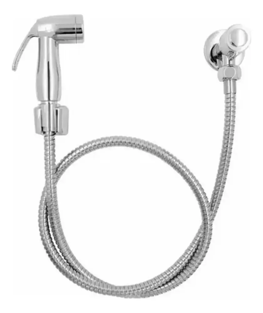 Ducha Higiênica Banheiro Alavanca C-72 Luxo Cromado Banheiro Acionamento 1/4 De Voltas