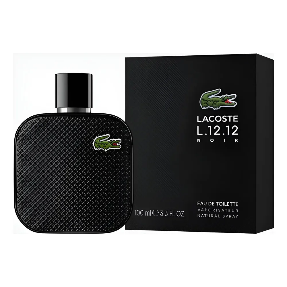 Lacoste L.12.12 Noir 100ml Masculino | Original + Amostra