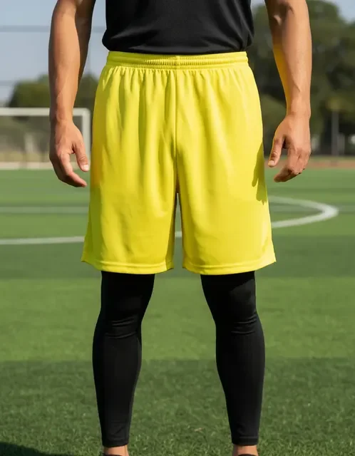 Calção Shorts Bermuda De Futebol Em Poliéster