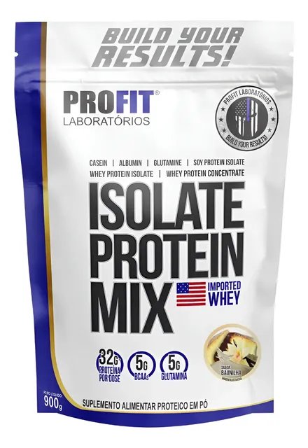 Isolate Protein Mix Whey Isolado Bcaa Glutamina Profit Labs
